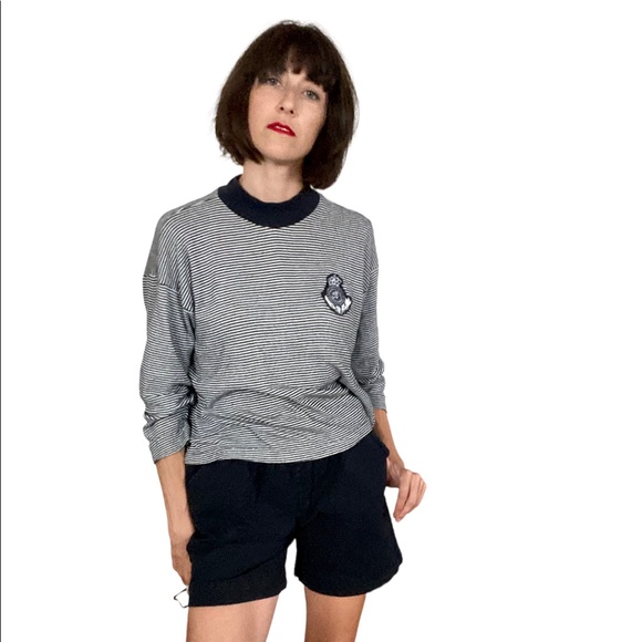 Vintage Striped Mock Neck Top - Picture 4 of 11